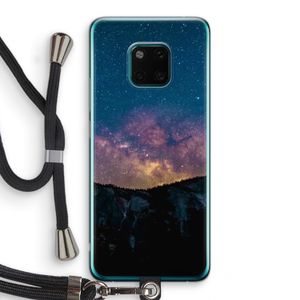 Travel to space: Huawei Mate 20 Pro Transparant Hoesje met koord