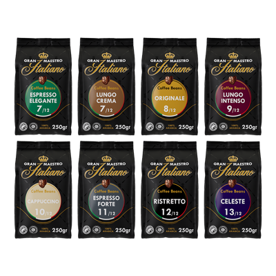 Proefpakket - Italiaanse favorieten - 2 KG koffiebonen