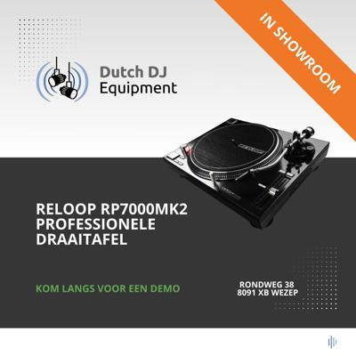 Reloop RP7000 MK2 Direct Drive Draaitafel Zwart