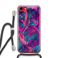 Pink Clouds: iPhone SE 2020 Transparant Hoesje met koord