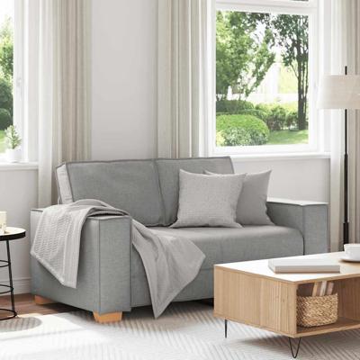 2-zitsbank Wolk Grijs 120 cm Stof