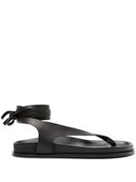 A.EMERY Shel leather sandals - Noir - thumbnail