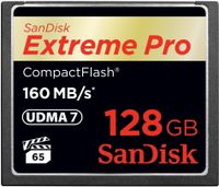 Sandisk CF geheugenkaart - 128GB - Extreme Pro - thumbnail