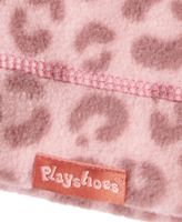 PLAYSHOES Fleece-Beanie Leo-Print Muts Polyester - thumbnail