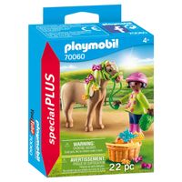 Playmobil 70060 Meisje met Pony - thumbnail