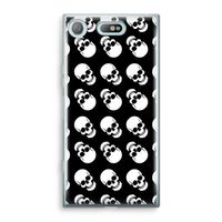 Musketon Skulls: Sony Xperia XZ1 Compact Transparant Hoesje