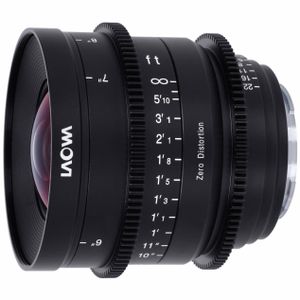 Laowa 15mm t/2.1 ZERO-D Cine Lens - Sony FE