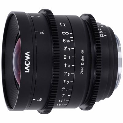 Laowa 15mm t/2.1 ZERO-D Cine Lens - Sony FE