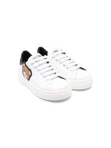 Moschino Kids Teddy Bear leren sneakers - Wit