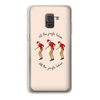 Jingle Ladies: Samsung Galaxy A8 (2018) Transparant Hoesje