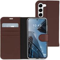Accezz Wallet Softcase Bookcase Samsung Galaxy S23 Plus Telefoonhoesje Bruin - thumbnail