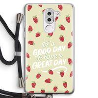 Don't forget to have a great day: Honor 6X Transparant Hoesje met koord