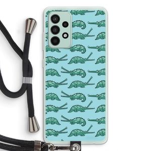 Kroko: Samsung Galaxy A52s 5G Transparant Hoesje met koord