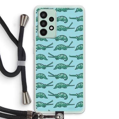 Kroko: Samsung Galaxy A52s 5G Transparant Hoesje met koord