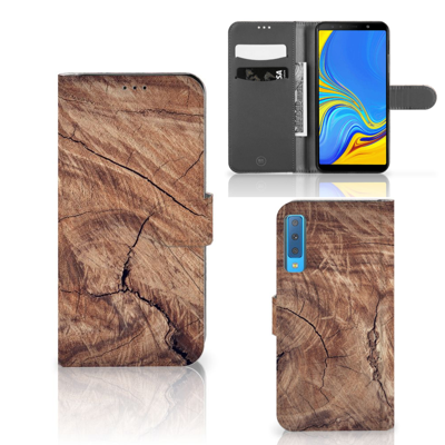Samsung Galaxy A7 (2018) | Book Style Case | Tree Trunk