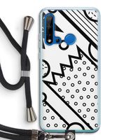 Pop Art #4: Huawei P20 Lite (2019) Transparant Hoesje met koord