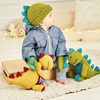 Breipatroon Stylecraft Bellissima DK No. 9853 Danny de Dinosaurus, muts en wanten