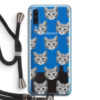 Kitten: Samsung Galaxy A50 Transparant Hoesje met koord