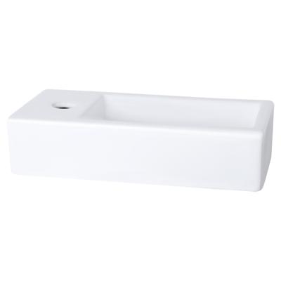 Differnz Helios fontein keramiek - links - 37.5 x 18.5 x 9 cm - wit
