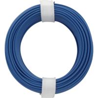 Donau Elektronik 105-2 Schakeldraad 1 x 0.20 mm² Blauw 10 m