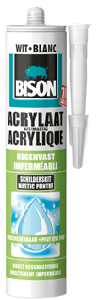 bison acrylaatkit regenvast wit koker 310 ml