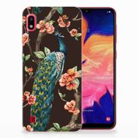 Samsung Galaxy A10 | TPU Hoesje | Pauw met Bloemen