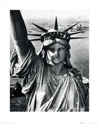 Kunstdruk Time Life Statue of Liberty 40x50cm