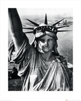 Kunstdruk Time Life Statue of Liberty 40x50cm