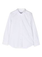 DONDUP KIDS chemise à logo brodé - Blanc