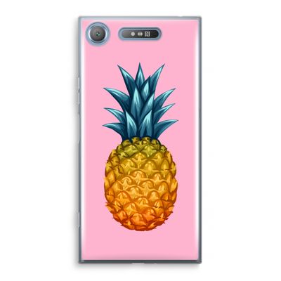 Grote ananas: Sony Xperia XZ1 Transparant Hoesje