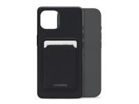 Mobilize Mobilize Rubber Gelly Card Case Apple iPhone 15 Matt Black