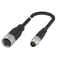 BALLUFF BCC03ME Distributieleiding M12 x 1 Aantal polen (sensoren): 5 1.50 m 1 stuk(s)