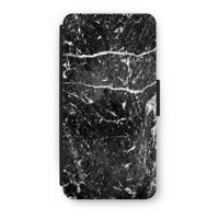 Zwart marmer: iPhone 8 Flip Hoesje - thumbnail