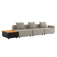 Cobana Lounge Sofa - 3 seater w/ Patio Storage Table