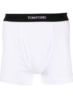 TOM FORD boxer à taille à logo - Blanc - thumbnail