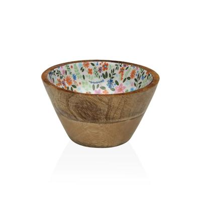 Kom Versa Bamboe Mangohout Blommor 13 x 7 x 13 cm