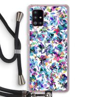 Hibiscus Flowers: Samsung Galaxy A51 5G Transparant Hoesje met koord
