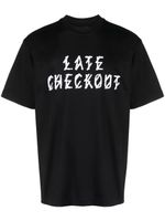 44 LABEL GROUP t-shirt Late Checkout à imprimé graphique - Noir - thumbnail