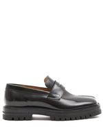 Maison Margiela mocassins Tabi en cuir - Noir - thumbnail