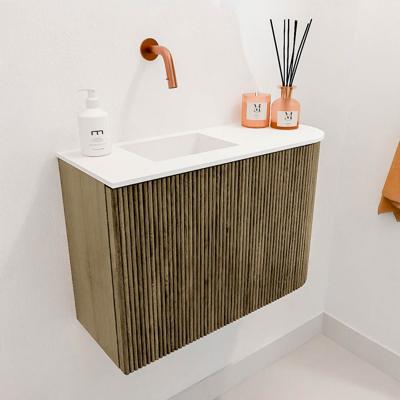 Toiletmeubel Mondiaz Joya | 61.6 cm | Meubelkleur Dusk | Faye wastafel Talc Links | Zonder kraangat(en) Toiletmeubel Mondiaz Joya | 61.6 cm | Meubelkleur Dusk | Faye wastafel Talc Links | Zonder kraangat(en)