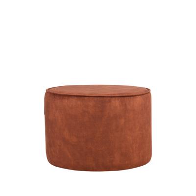 LABEL51 Poef Tibo - Rust - Velours - One Size