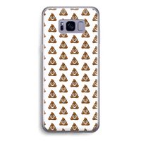 Poop emoji: Samsung Galaxy S8 Transparant Hoesje