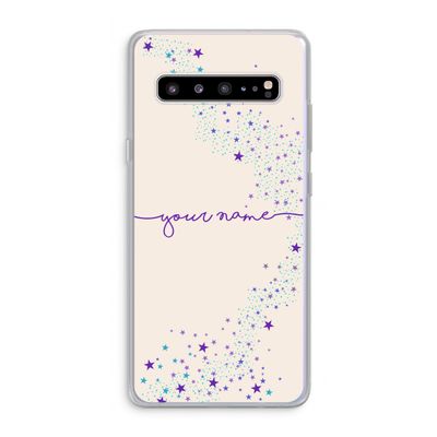 Sterren: Samsung Galaxy S10 5G Transparant Hoesje