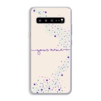 Sterren: Samsung Galaxy S10 5G Transparant Hoesje