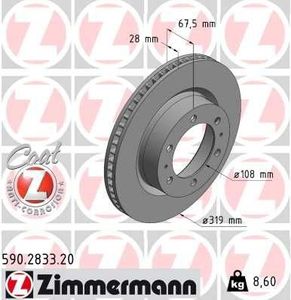 Remschijf COAT Z 590283320