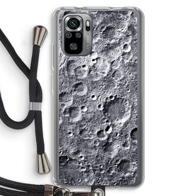 Maanlandschap: Xiaomi Redmi Note 10S Transparant Hoesje met koord