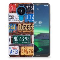 Nokia 1.4 | Siliconen hoesje | met foto Kentekenplaten
