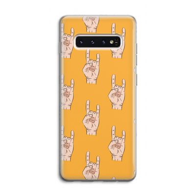 Rock: Samsung Galaxy S10 4G Transparant Hoesje