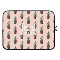 Cactus quote: Laptop sleeve 15 inch