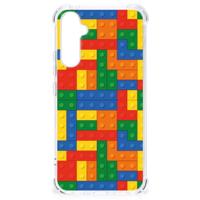 Samsung Galaxy A34 Doorzichtige Silicone Hoesje Blokken